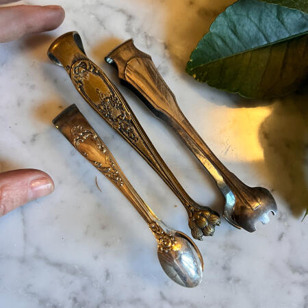 Sugar tongs with Lion's paws, discount