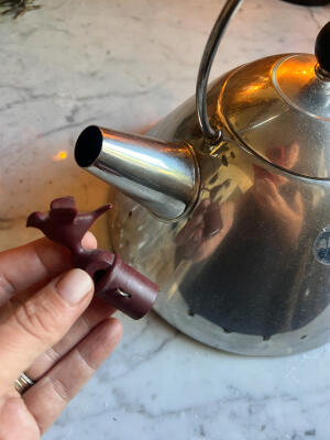 Чайник Alessi, сталь, Италия, около 1985 года