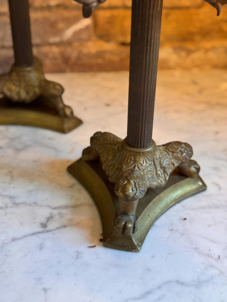 Пара канделяб, бронза, Франция, около 1880–1900 гг.