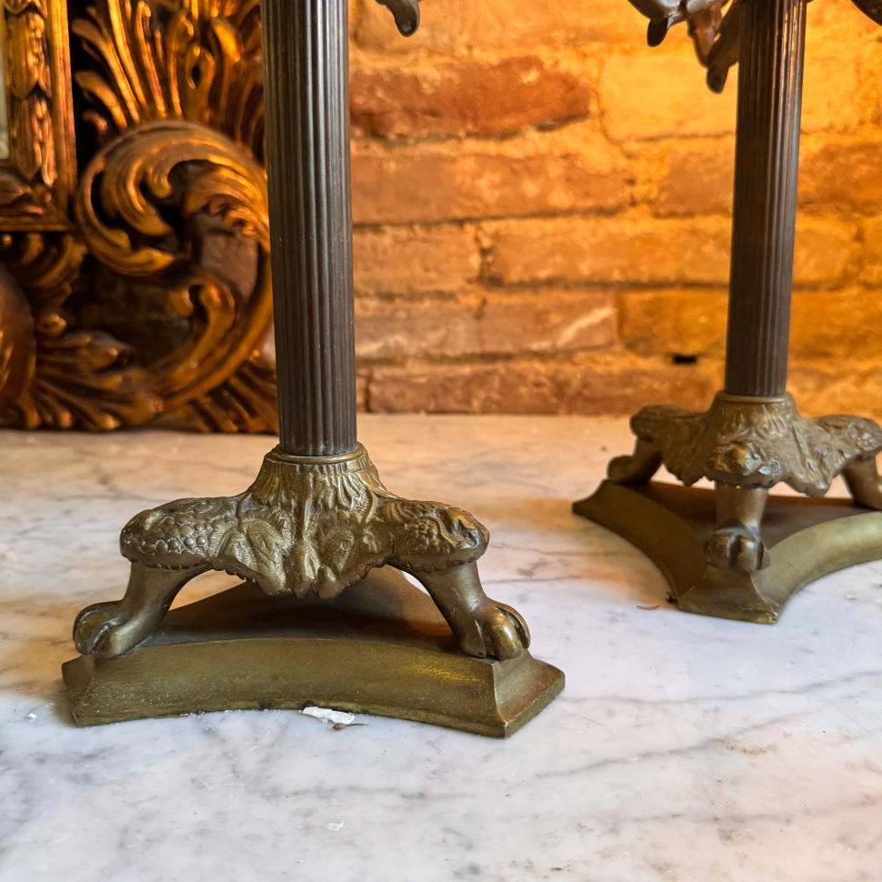 Пара канделяб, бронза, Франция, около 1880–1900 гг.