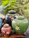 6 vases 