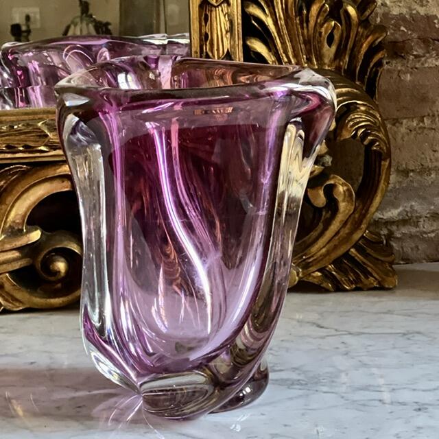 Ваза, хрусталь, Val Saint Lambert, Бельгия, 1950-е гг.