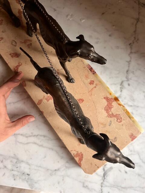 Скульптура Жоржа Максима, сплав и мрамор, Франция, около 1920-х гг.