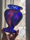 Vase murano blue