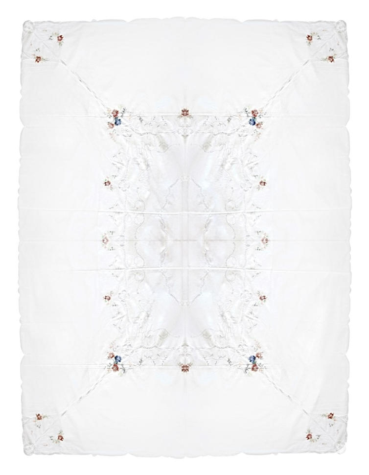 Большая банкетная скатерть с вышивкой + 6 салфеток