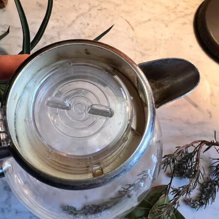 Jug with oval ice flask 2.5 liters, Italy