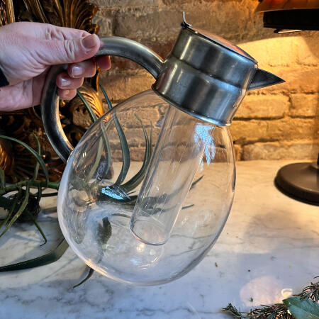 Jug with oval ice flask 2.5 liters, Italy