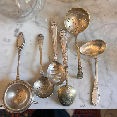 Spoon, silver-plated, France, 1920s