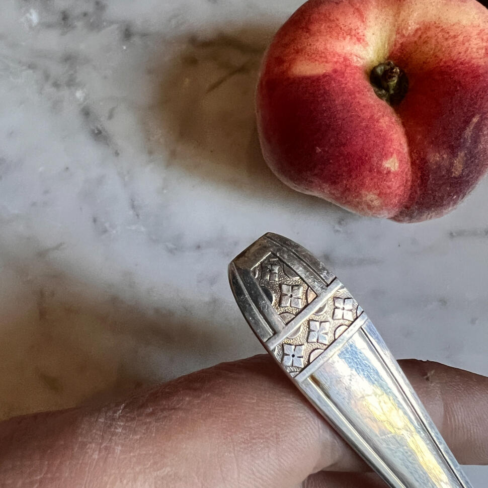 Spoon, silver-plated, France, 1920s