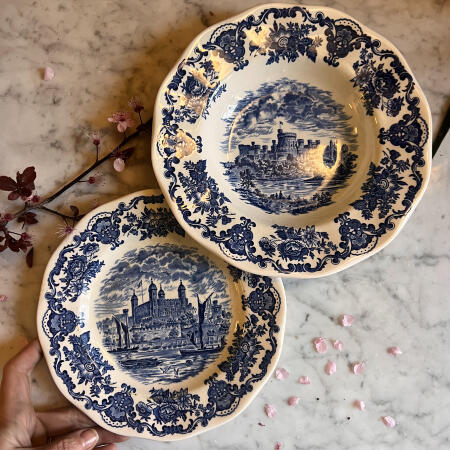 Сервиз  из 23 тарелок Royal Homes of Britain Enoch Wedgwood