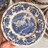 Сервиз  из 23 тарелок Royal Homes of Britain Enoch Wedgwood