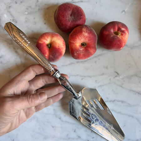 Cake server, Silverplated, Art deco France, 1920s