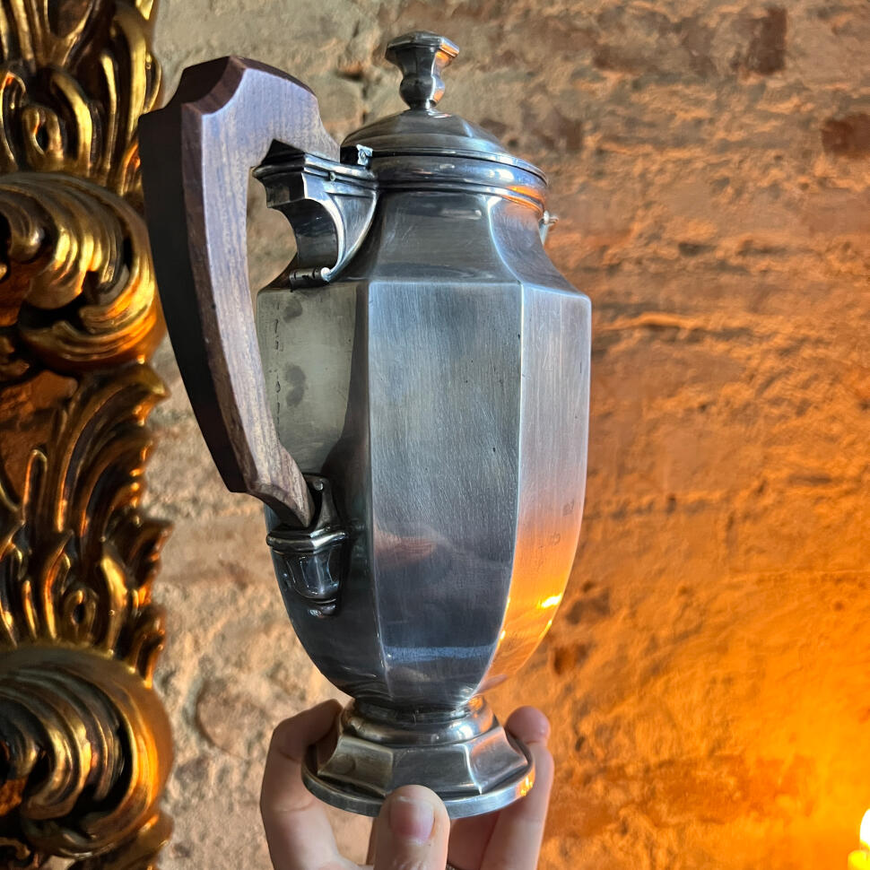 Coffee pot, silver plated, Christofle, France, 1920s