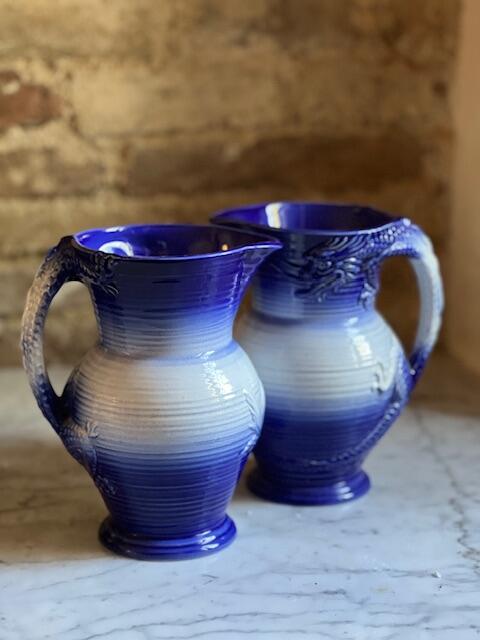 Pitcher, Glazed Ceramic, 20 cm, 1L, England, early 20th century