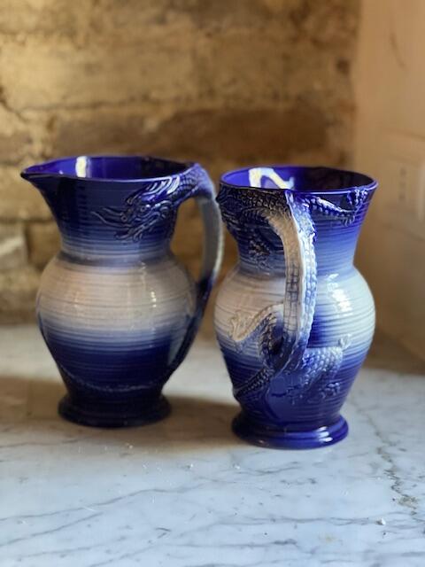 Pitcher, Glazed Ceramic, 20 cm, 1L, England, early 20th century