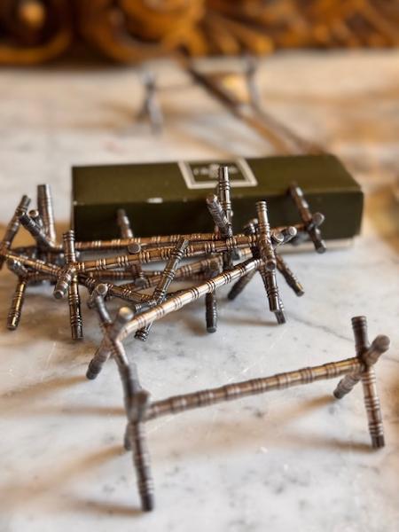 Set of 12 Christofle knive holders