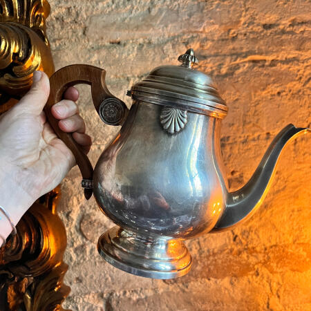 Чайник, посеребренный, Франция, 19 век