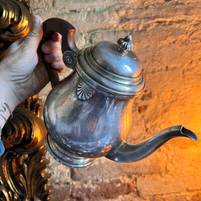 Teapot, Silver Plated, France, 19th Century