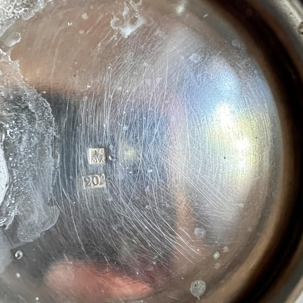 Teapot, silver plated, MV, France, 19th century