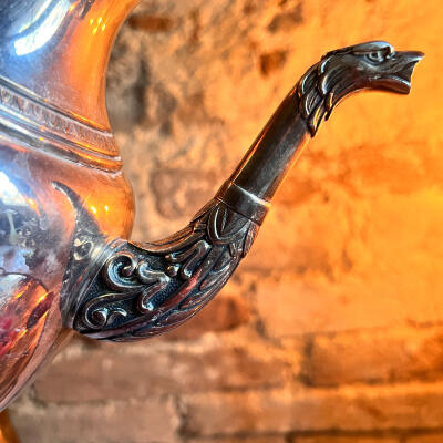 Кофейник, посеребренный, Франция, конец XIX века