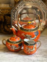 Tea set Dragonware geisha Japan 