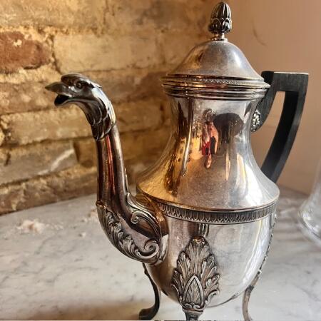 Кофейник, серебрение, Saglier Frères, Франция, конец 19 века