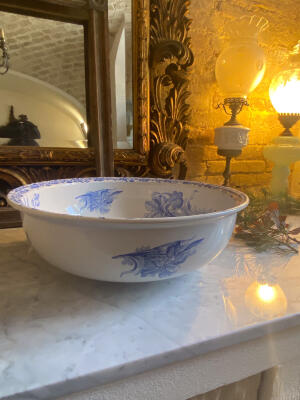 Кувшин и таз &quot;Iris&quot;, керамика, Франция, около 1860-х гг.