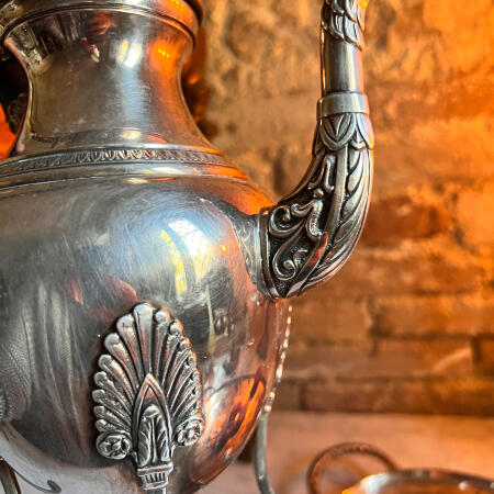 Кофейник, серебрение, Франция, конец 19 века.
