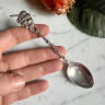 Coffee spoon with a figurine of "Banana Bunch" silver Spain.