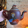 Teapot 2 ps, dragonware, year of the dragon, geisha, Japan