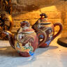 Teapot 2 ps, dragonware, year of the dragon, geisha, Japan