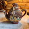 Teapot 2 ps, dragonware, year of the dragon, geisha, Japan