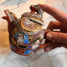 Teapot sugar bowl set, dragonware, year of the dragon, geisha, Japan