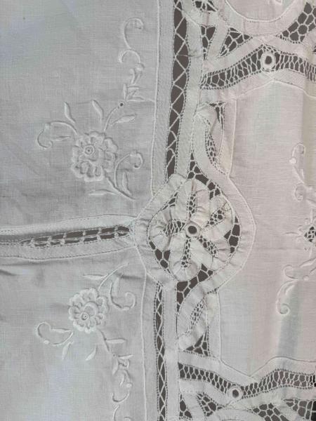 Банкетная скатерть, баттенбергское кружево, ок. 1900 года